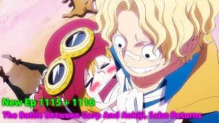 How The Best Battle in One Piece Garp Vs Aokiji Sabo Returns (New Ep 1116) - Anime One Piece Recaped