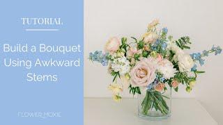 How To Work With Awkward-Shaped Flowers in a Bridal Bouquet