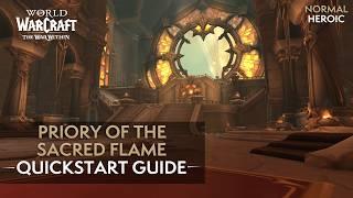 Priory of the Sacred Flame Dungeon Quickstart Guide