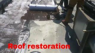 Roof restoration , how to restore your old damaged roof like new!