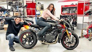 $7,500 Rare Titanium Exhaust for Our MV Agusta Brutale 1000RR!!!