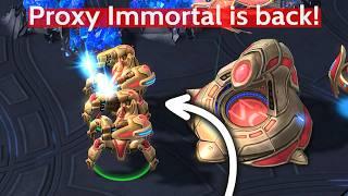 sOs: Two-Time World Champ's PROXY IMMORTAL Returns! StarCraft 2