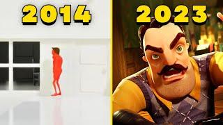 HELLO NEIGHBOR Games Evolution 2014-2023