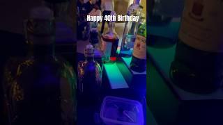 Watch Us Celebrate a 40th Birthday This Past Weekend #bartending #cocktailstime #40thbirthday