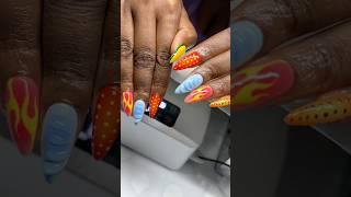 NAIL VLOG! Colorful gel x nail set #gelx #gelxnails #miaminails #browardnails #naildesigns