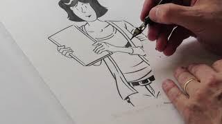 Jim Keefe Shows You How to Draw Sally Forth