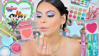 POWERPUFF GIRLS x COLOURPOP COLLECTION  Review, Swatches + Makeup Look!