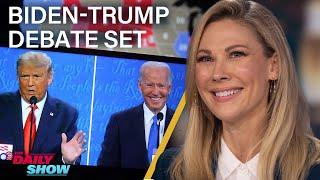 Biden Challenges Trump To Debate & King Charles’s Controversial Portrait | The Daily Show