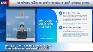 QTT TNCN 2024 MỚI NHẤT  FULL VIDEO TỔNG CỤC THUẾ TẬP HUẤN QUYẾT TOÁN THUẾ (TNCN 14/03/2024)