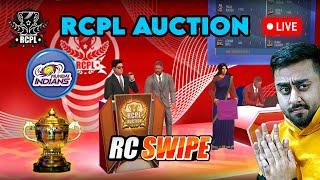 Live RCPL Auction with Mumbai Indians Team  RCPL 2025 - Real Cricket Swipe