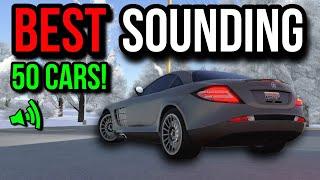 BEST SOUNDING TOP 50 CARS! (Greenville Roblox)