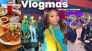 VLOGMAS EP 4: EPIC BIRTHDAY WEEKEND + RATCHET DESTINY + BEAUTY SUPPLY RUN + I Don’t FLUFF TREES