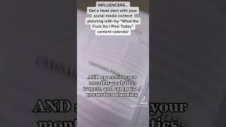 Influencers & Business Owners, You Need This Planner! Available on Amazon: https://a.co/d/eme82R8