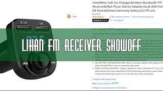 LIHAN Handsfree Bluetooth FM Transmitter Radio Receiver Amazon Review