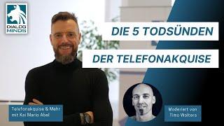 Die fünf Todsünden der Telefonakquise. Vermeide unbedingt diese Fehler im Telemarketing!