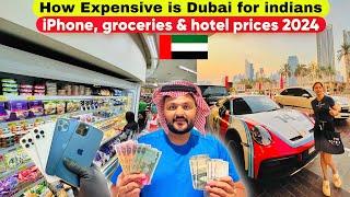 How Expensive is Dubai  for indians ? iPhone, Groceries, hotel & transport || Video call Ban ?