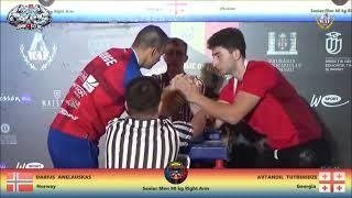 SENIOR MEN 90kg RIGHT HAND - World Armwrestling Championship 2024