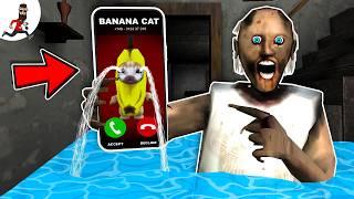 Banana Cat Flood in Granny House ► funny horror granny game animation