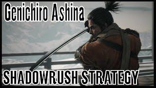 Sekiro Shadows Die Twice Genichiro Ashina Boss Fight (Shadowrush Strategy)