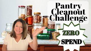 PANTRY CLEANOUT CHALLENGE || COOK WITH ME || ZERO SPEND || CHEAP MEALS