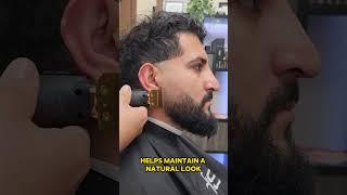 ( must watch )  how to fade a beard , easy steps ##barberlesson #taper