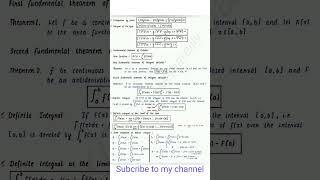 12th maths important formula of integral#yt #ytshorts #ytshort #ytviral #ytstudio#shorts #song