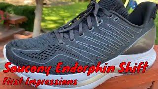 Saucony Endorphin Shift | First Impressions | Cushioned Training Magic?