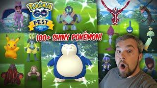 Over 100 Shiny Pokémon Caught! Pokémon GO Fest New York City Day 2 & 3!