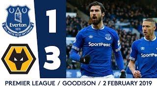 ANDRE GOMES NETS STUNNER BUT BLUES DEFEATED | EVERTON V WOLVES: MATCH HIGHLIGHTS