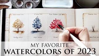 Watercolors I fell in love with in 2023!!️