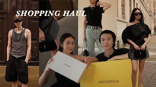 LUXURY TRY-ON SHOPPING HAUL🩵 THE ROW PRADA KHAITE & more｜ torazyz