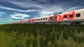 ТЭП70БС-088 С Пассажирскими Вагонами В Trainz Simulator 2012