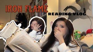 Read Iron Flame with me Readingvlog #2