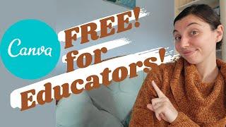 Canva for Educators FREE! How to sign up, assign, review and approve work in Canva!