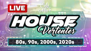 LIVE AO VIVO: HOUSE VERTENTES  90s, 2000s e ATUAIS | No COMANDO das MIXAGENS DJ Edy Mix.