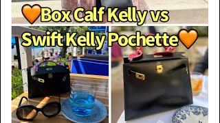 Hermes Box Leather & Swift Leather. Hermes Kelly 25 vs Kelly Pochetteall About Hermes Leathers