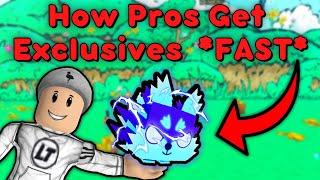 How *PROS* get 100+ Exclusive Pets Fast | Roblox Pet Simulator X