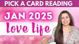 January 2025 Love Tarot Reading | लव लाइफ़ जनवरी 2025 | Love & Relationship | Pick a Card in Hindi