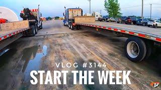 START THE WEEK | My Trucking Life   | Vlog #3144