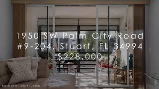 1950 SW Palm City Road, Stuart Florida Waterview Condo for Sale