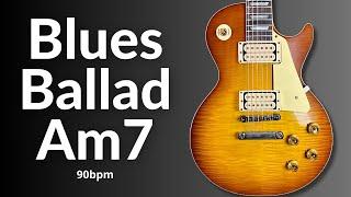 Emotional Blues Ballad Guitar Backing Track in A Minor