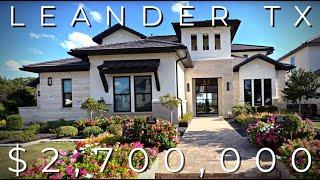 Inside Amazing $2,700,000 Model Home by Drees in Leander Texas | FOR SALE NOW