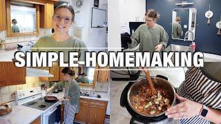 HOMEMAKING, COOKING, & SIMPLE LIVING | MOM LIFE VLOG