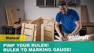 Transform Your Ruler Into a Marking Gauge!