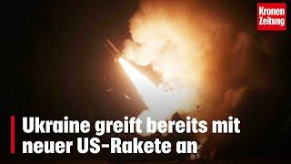 Ukraine greift bereits mit neuer US-Rakete an | krone.tv NEWS