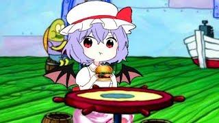 Remilia eats at The Krusty Krab for 10 minutes