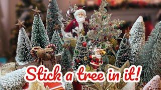 20 Ways to use Bottle Brush Trees for Christmas