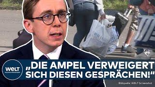 MIGRATIONS-KRISE IN DEUTSCHLAND: Phillip Amthor fordert Grenzrückweisungen – Ampel blockiert!