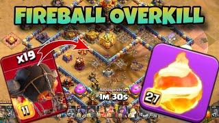 CRAZIEST FIREBALL Attack Strategy to LEARN in clash of clans | Best TH16 Armies - coc