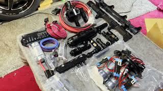 FORE INNOVATIONS TRIPLE, DOUBLE PUMP FUEL SYSTEM FOR MY 427 LSX LME ENGINE, KONGS 2650 SUPERCHARGER